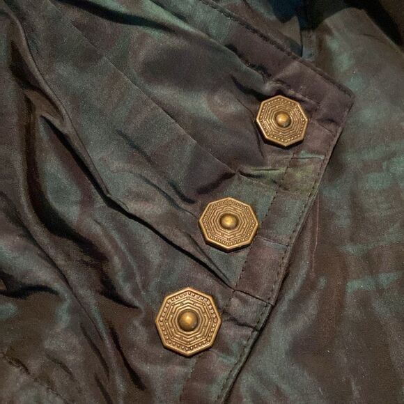 Vintage Dark green metallic ski jacket size 12 - Picture 6 of 12